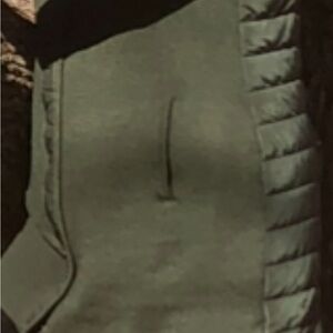 Green Quilted green jacket